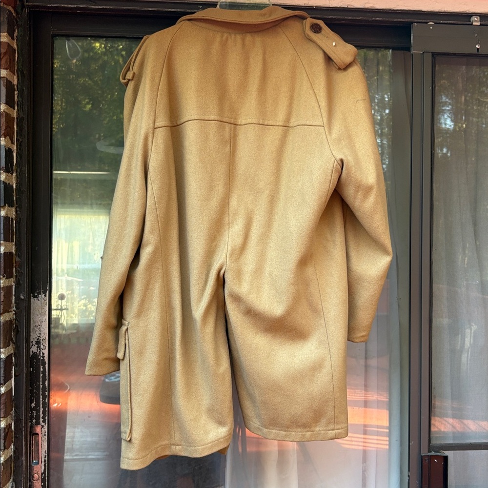 Austin Reed Beige and Red Coat - Picture 2 of 5